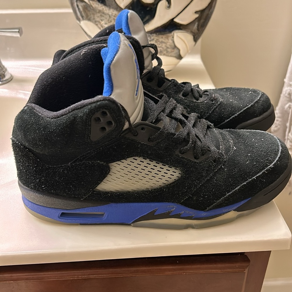 Suede Racer Blue 5s Air Jordan Sneakers